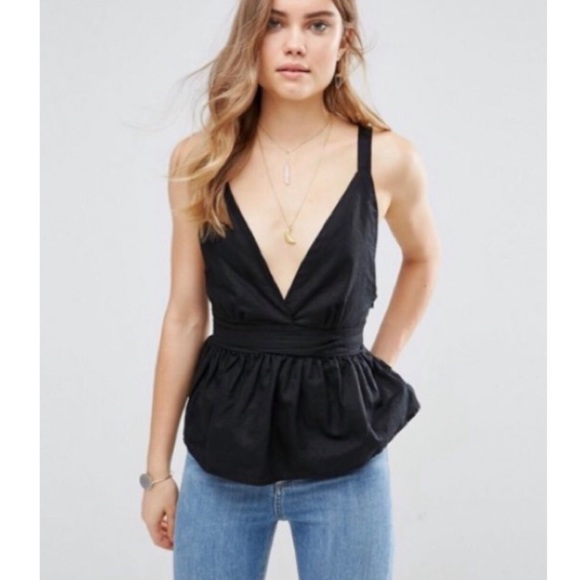 Free People Tops - Free People Halter Linen Top